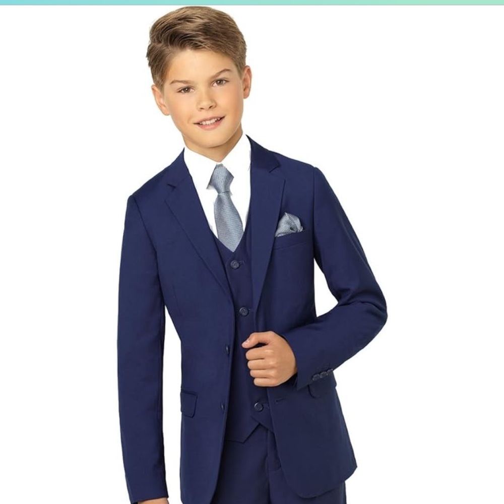 Paisley of London Boys Slim Fit Suit Set, Size 12
